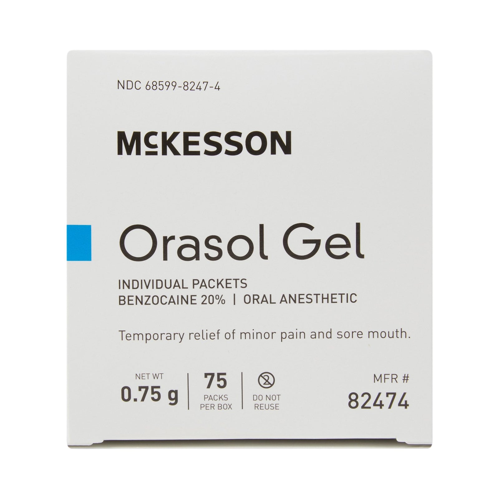McKesson Benzocaine Oral Gel 20% Strength