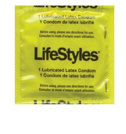 Lifestyles Ultra Thin Lubricated Condoms One Size Fits Most