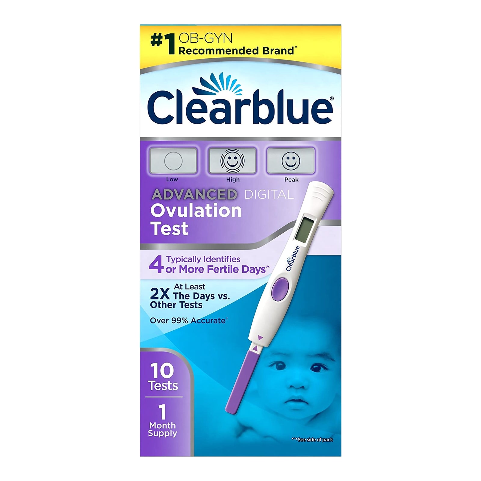 Clearblue Advanced Digital Ovulation Test, 10 Tests
