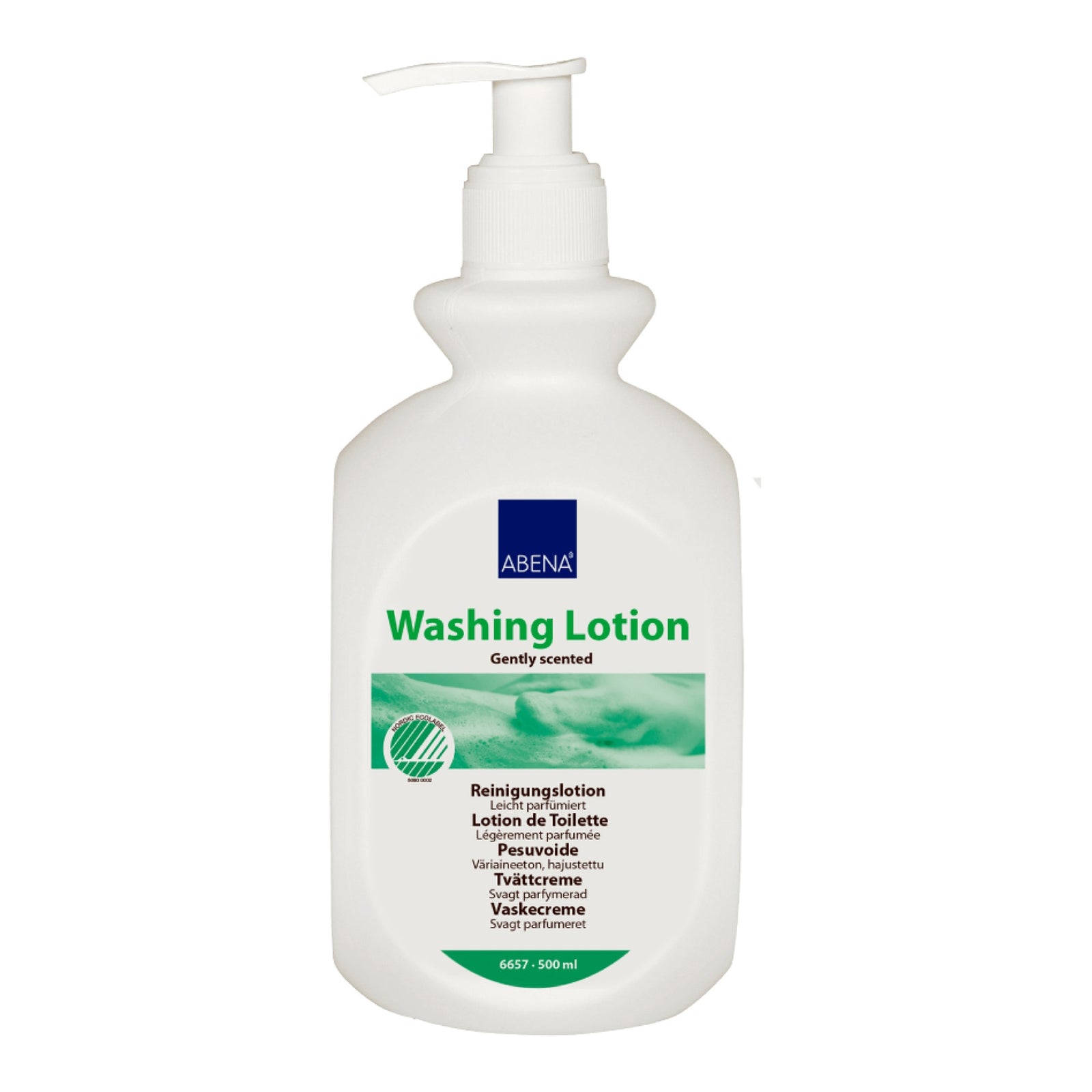 Abena Rinse-Free Body Wash Lotion 16.9 oz Pump Bottle