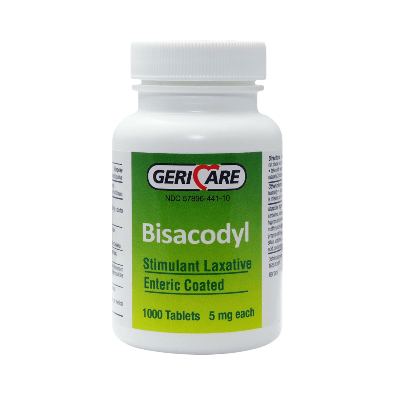 Geri-Care Unflavored Laxative Tablets 5 mg Bisacodyl USP