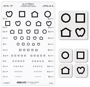 GOOD-LITE Lea Symbols Linear-Spaced Chart Set