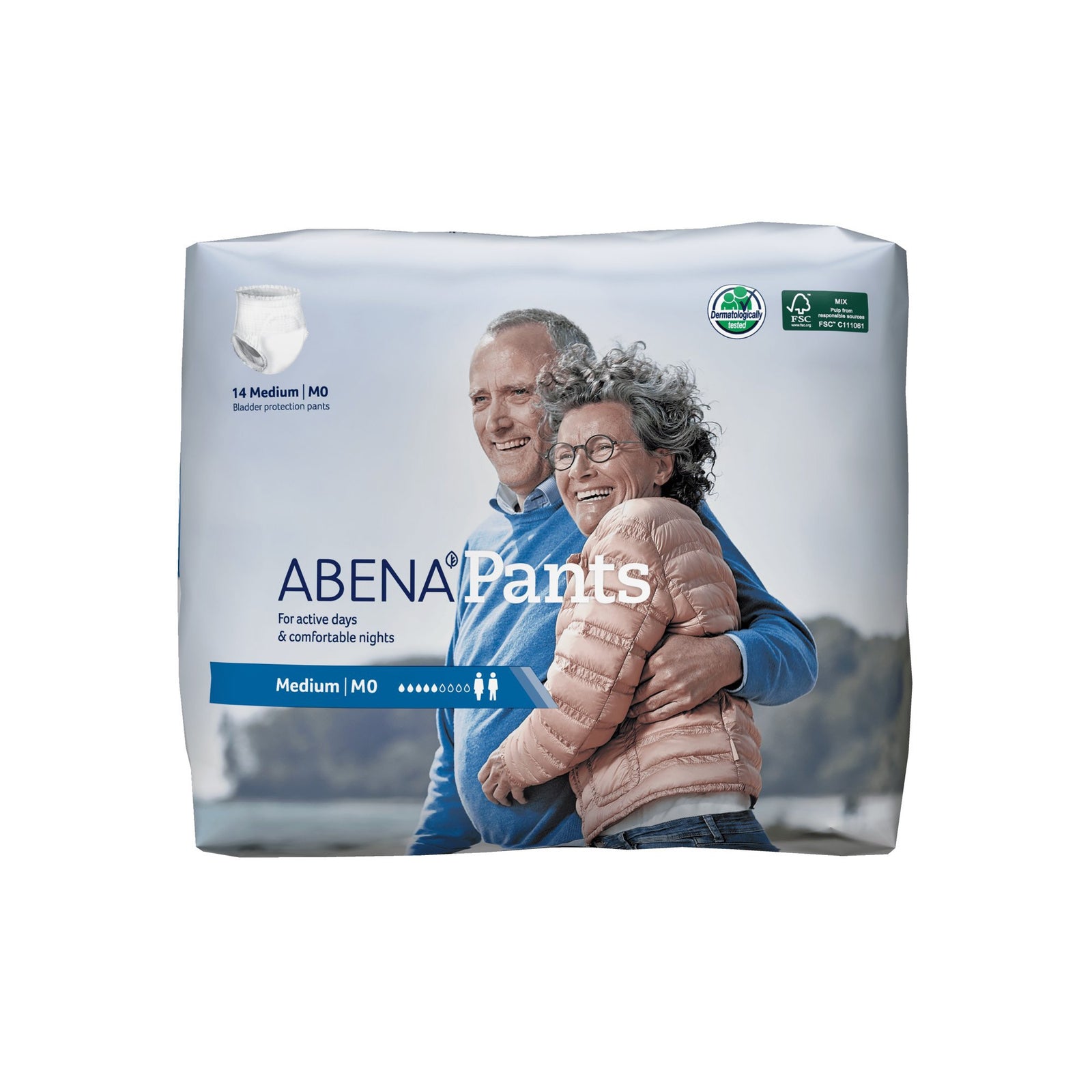 Abena® Pants Pull On Absorbent Underwear with Tear Away Seams - Medium