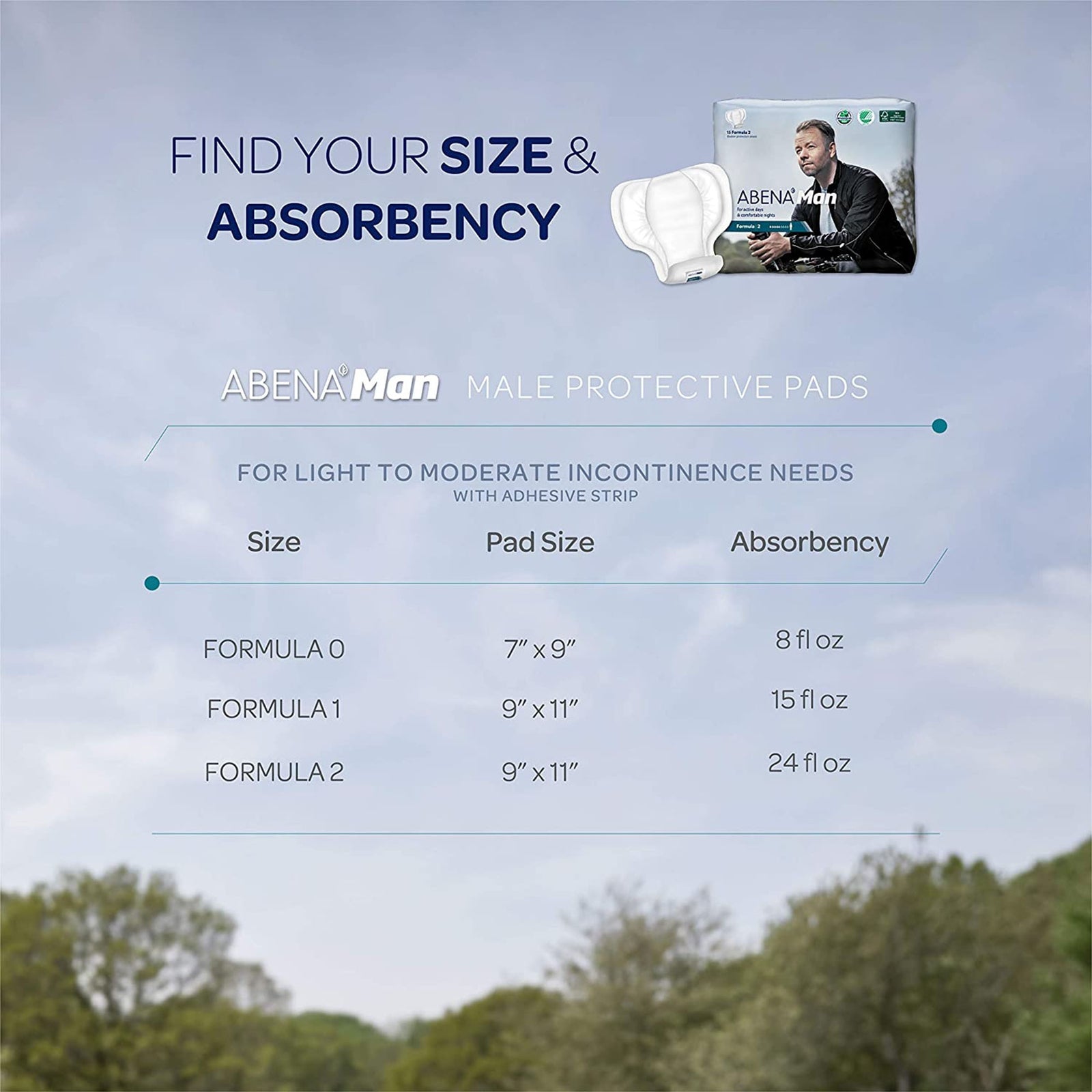 Abena Formula 1 Male Incontinence Pad