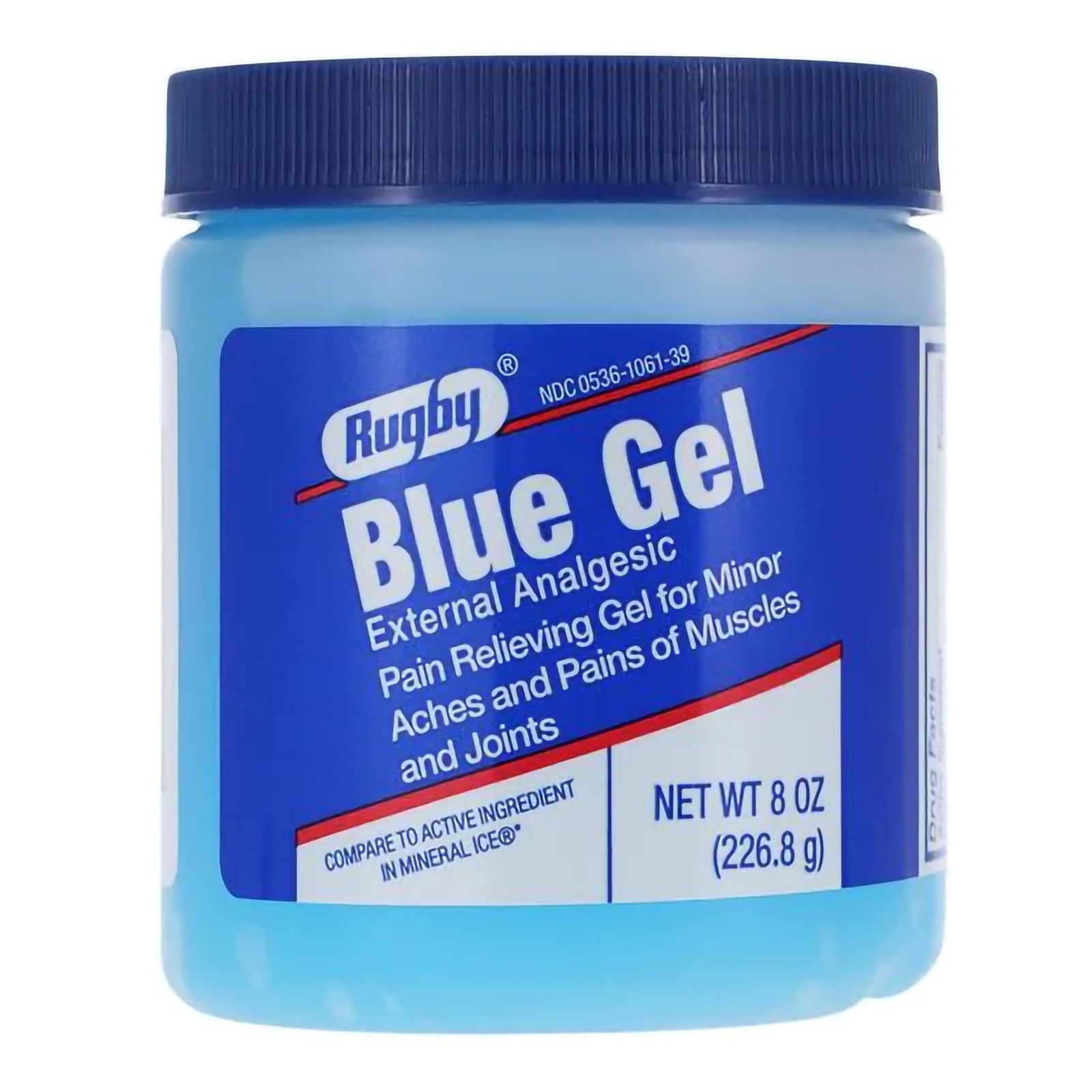 Rugby 2% Menthol Topical Pain Relief Gel 8 oz