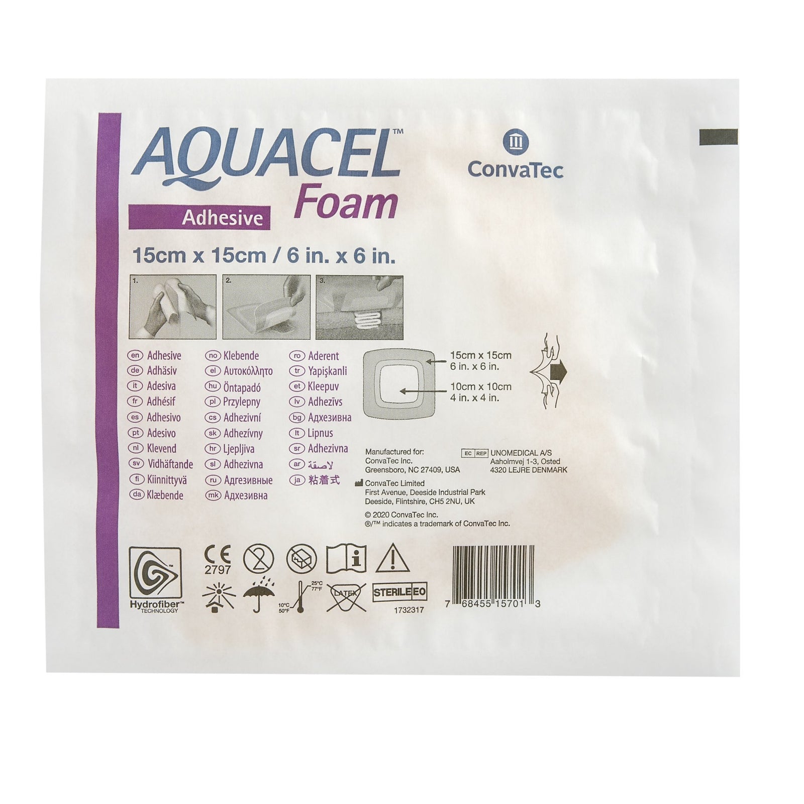 Aquacel Foam Dressing with Border