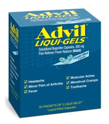 Advil® Liqui-Gels® 200 mg Ibuprofen Gelcaps