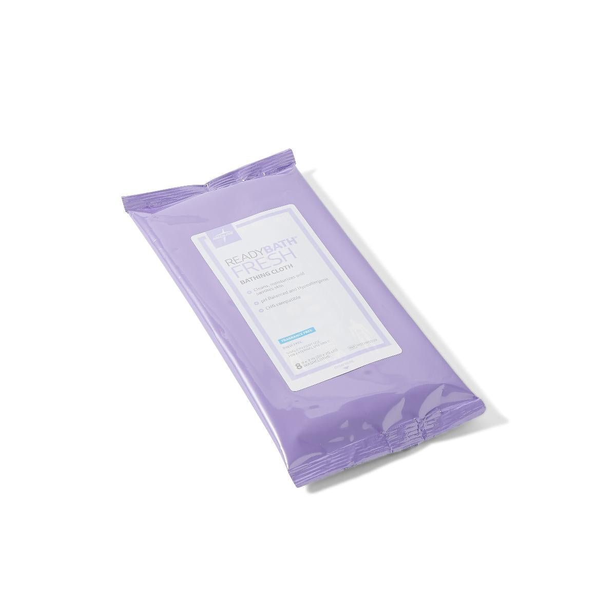 ReadyBath® Fresh Rinse-Free Bath Wipes, Unscented, 8 Count per Pack