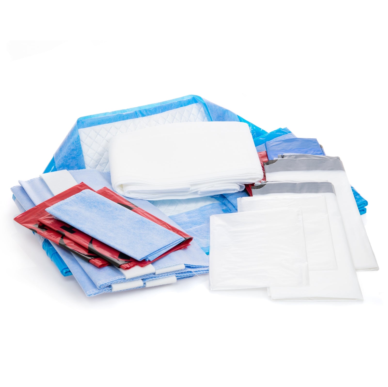 McKesson MedSurg Disposable OR Turnover Kit with Antimicrobial Draw Tape Bag