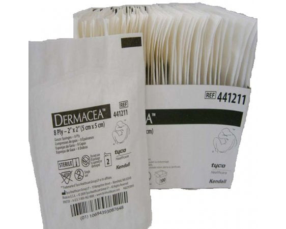 Cardinal Health Dermacea Sterile Gauze Sponge 8-Ply