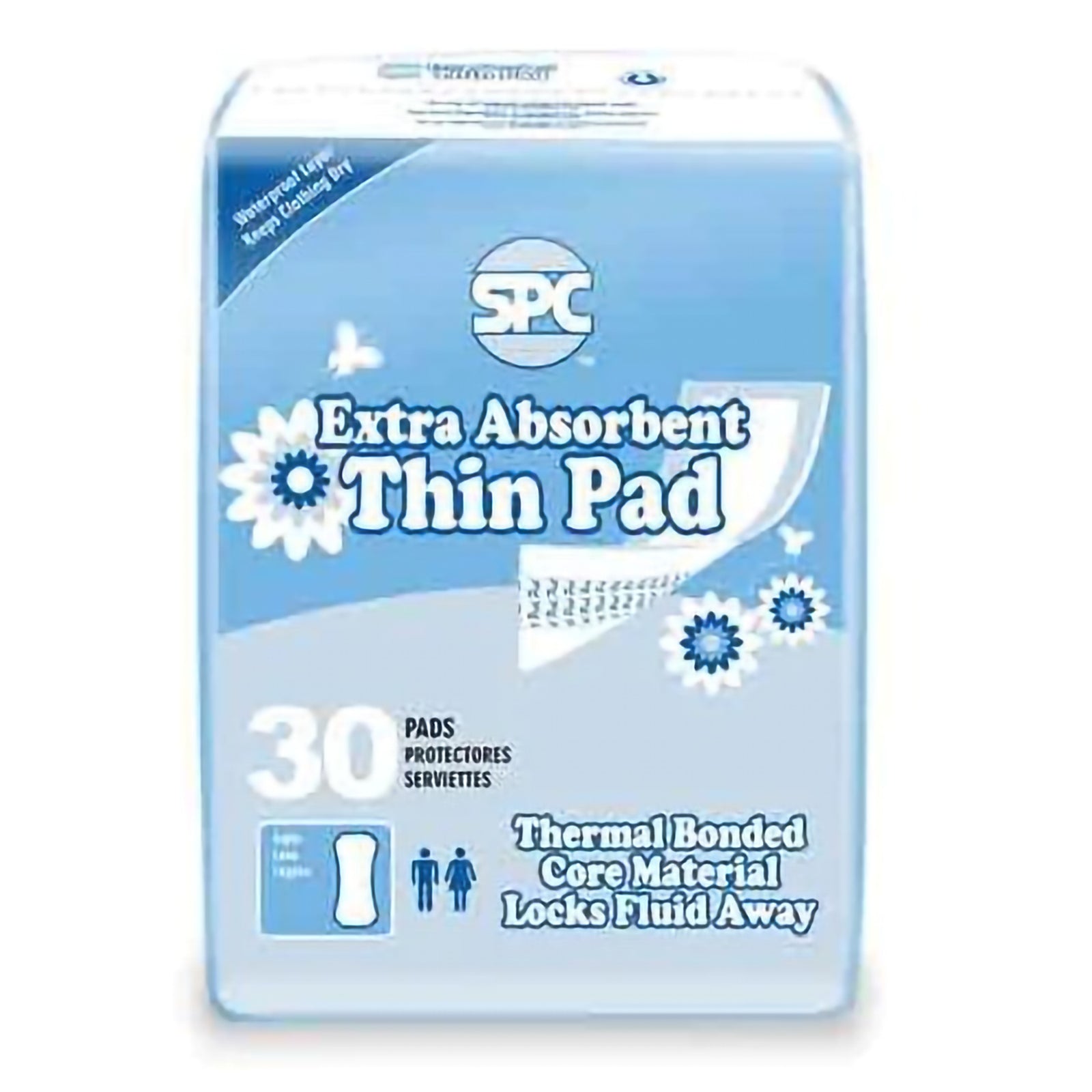 SPC Incontinence Liner 12 Inch Length Moderate Absorbency