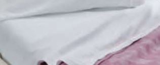 World Trading T130 Flat Sheet, White, 66 x 104 Inches