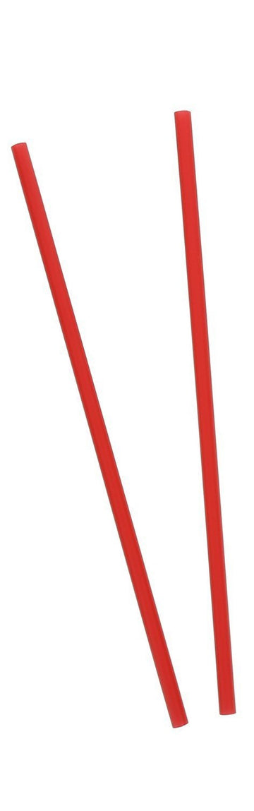 R3 Reliable Redistribution Resource Jumbo Straw 10-1/4 Inch Red