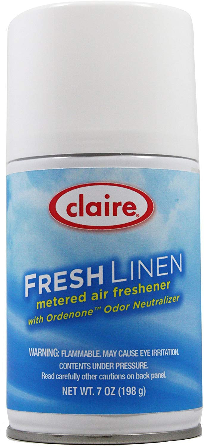 Claire® Dry Mist Air Freshener 7 oz. Can Fresh Linen Scent