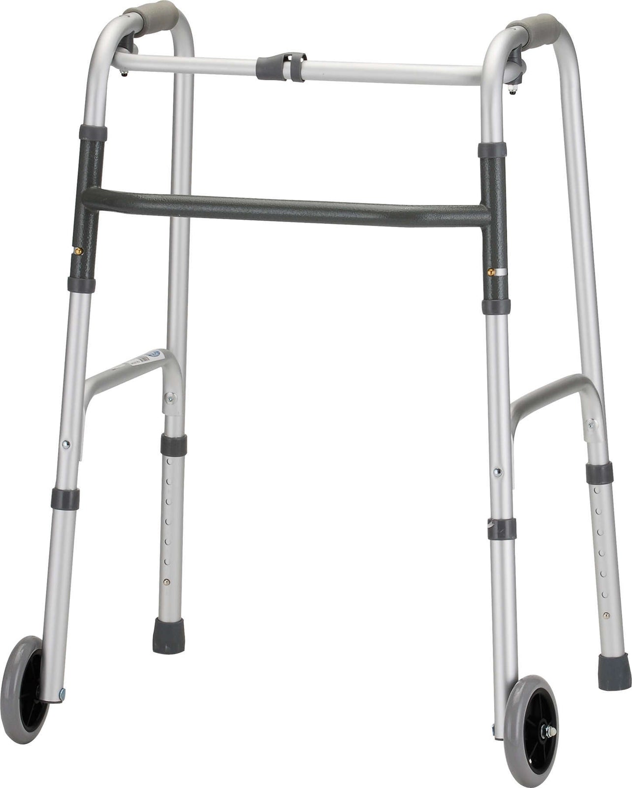 NOVA Deluxe Folding Walker with Single-Button Release