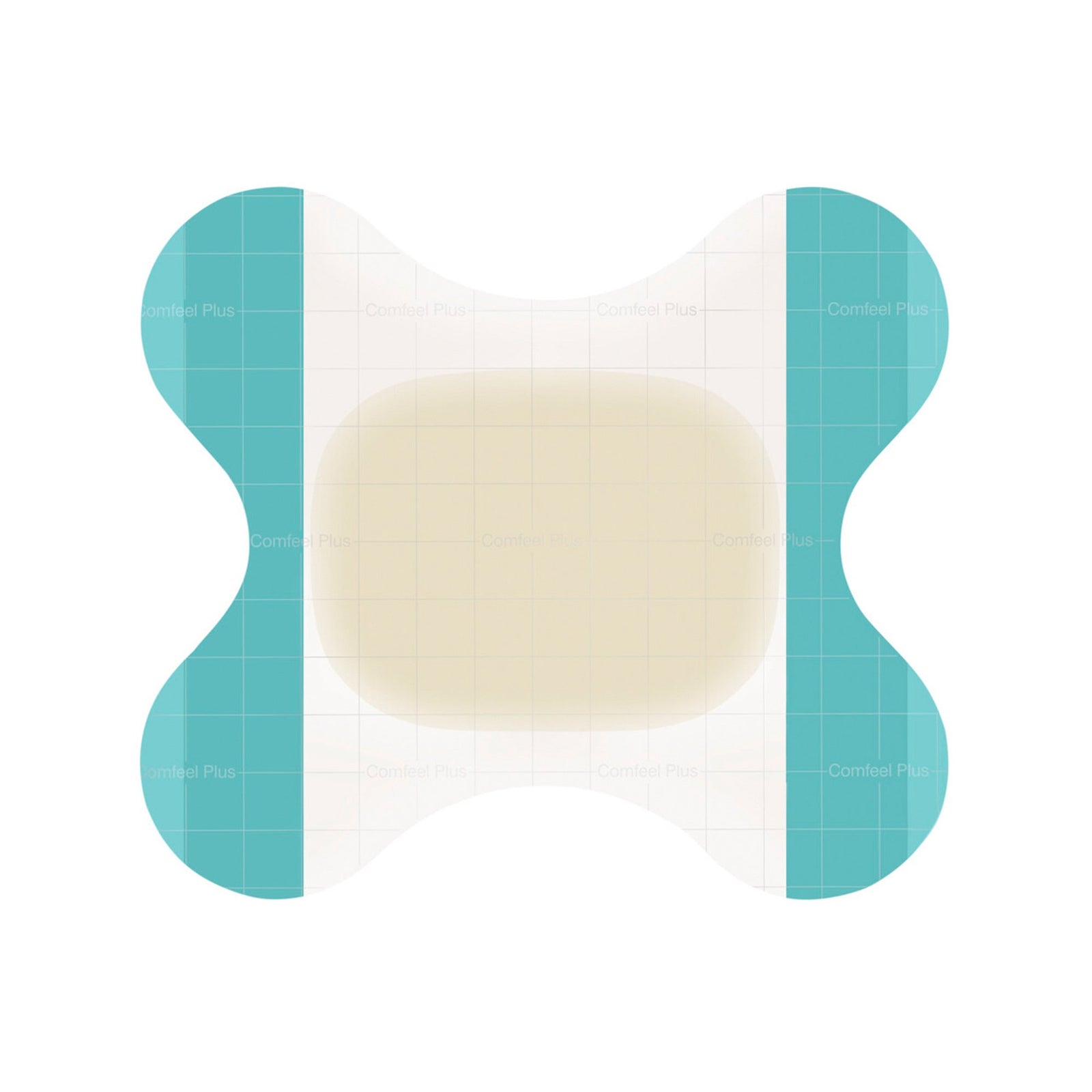 Comfeel Plus Contour Hydrocolloid Dressing 2.3 x 3.14 Inch Butterfly Shape - Box of 5