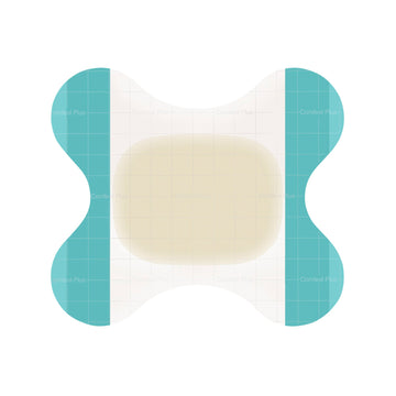 Comfeel Plus Contour Hydrocolloid Dressing 2.3 x 3.14 Inch Butterfly Shape - Box of 5