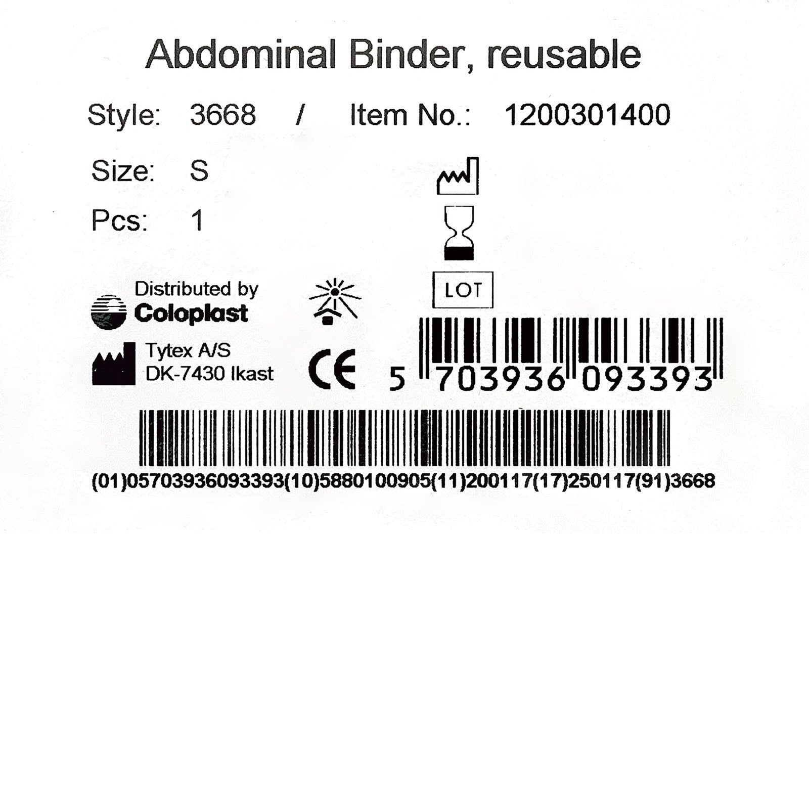 Coloplast Brava Ostomy Support Belt