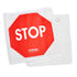 Door Guard STOP Restricted Access Door Sign 12 x 52 Inches