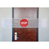 Door Guard STOP Restricted Access Door Sign 12 x 52 Inches