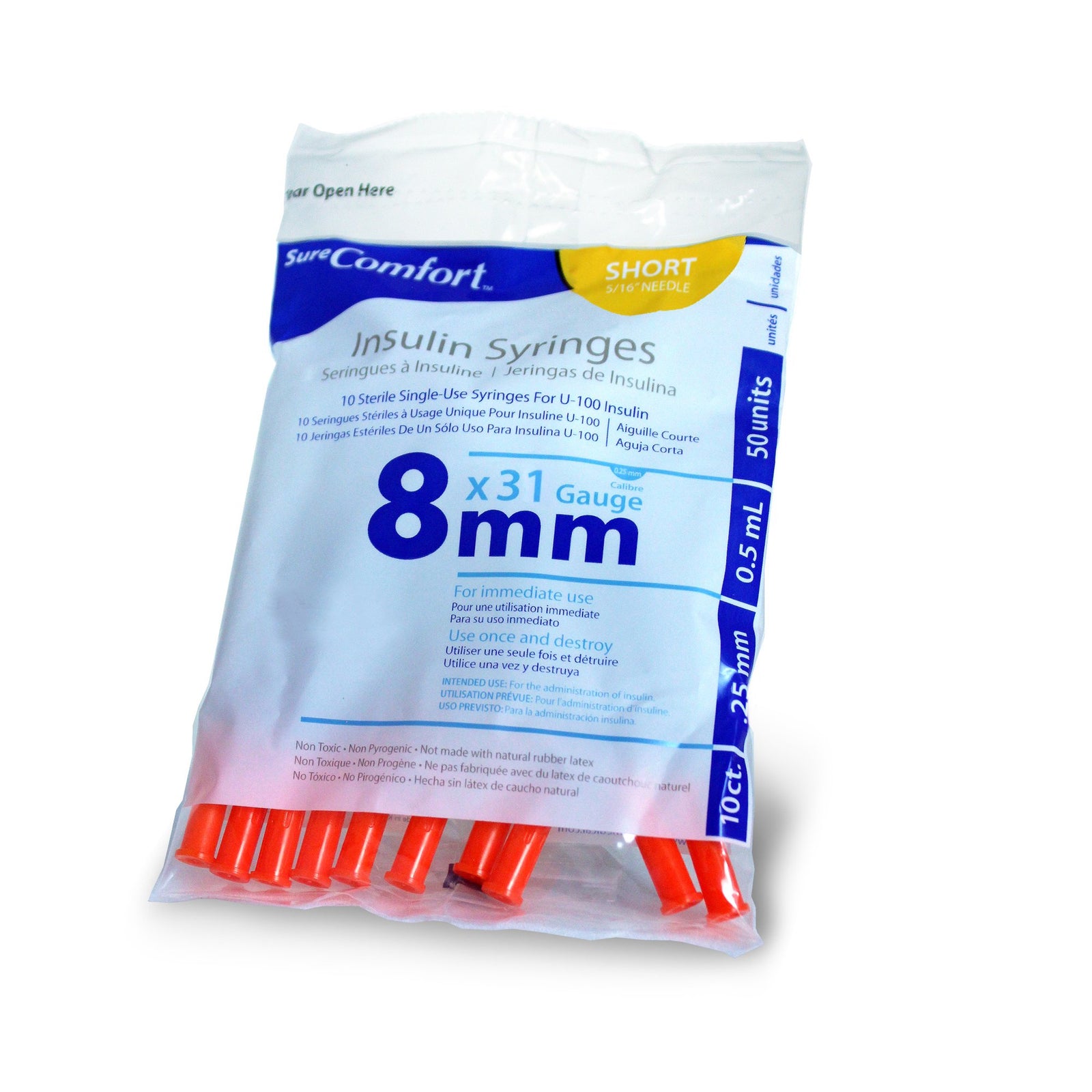 Surecomfort® Standard Insulin Syringe with Needle