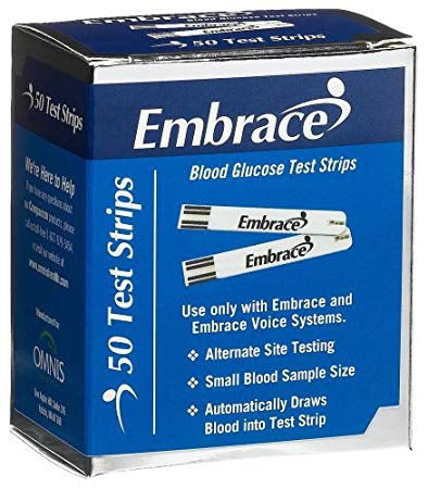 OMNIS HEALTH LLC Embrace Talk Test Strips