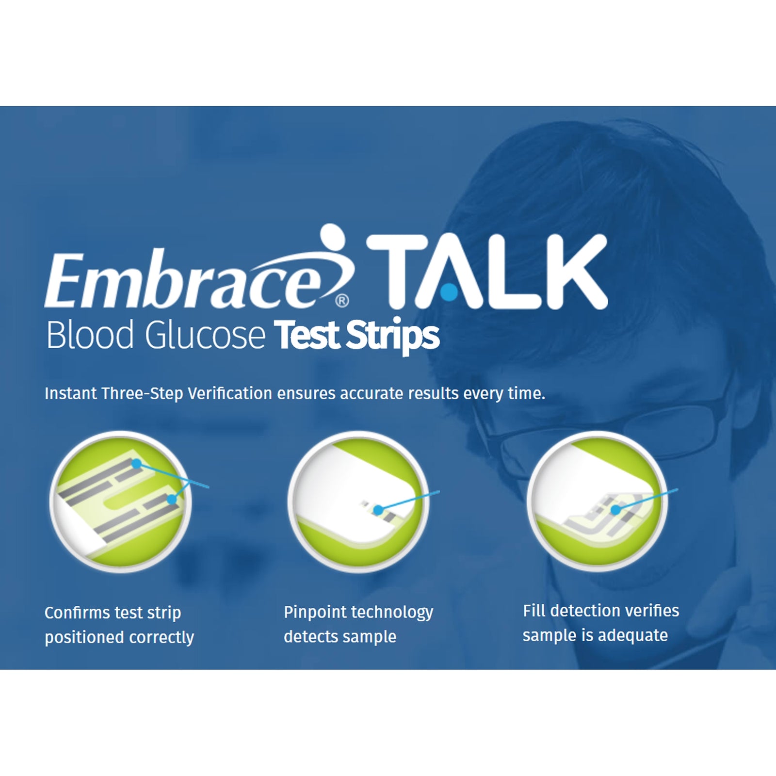 OMNIS HEALTH LLC Embrace Talk Test Strips