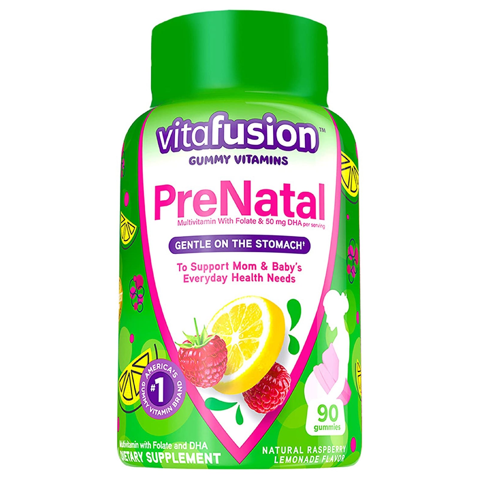 Prenatal Vitamin Supplement Gummy 90 per Bottle