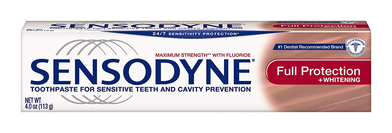 Sensodyne Full Protection + Whitening Toothpaste, 4 oz