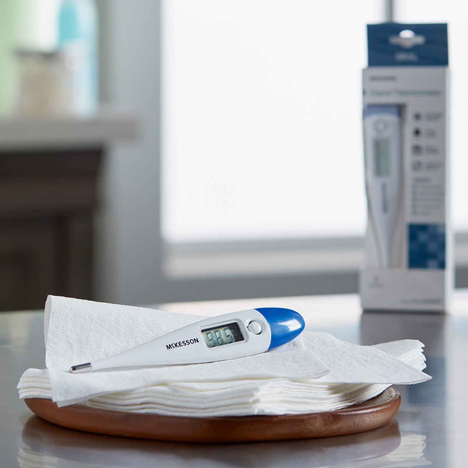 McKesson 16-415GMHT Large-Display Rigid-Tip Digital Oral Thermometer