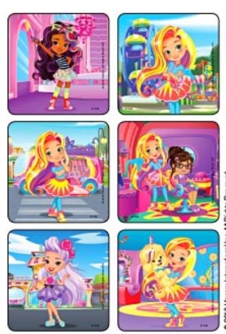 MediBadge Sunny Day Stylin Scenes Sticker, 2-1/2 Inch