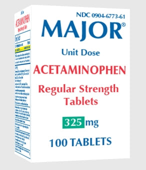 McKesson Acetaminophen 325 mg Tablets 100 per Bottle