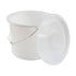 Commode Pail with Lid - 12 Quart Capacity