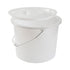 Commode Pail with Lid - 12 Quart Capacity