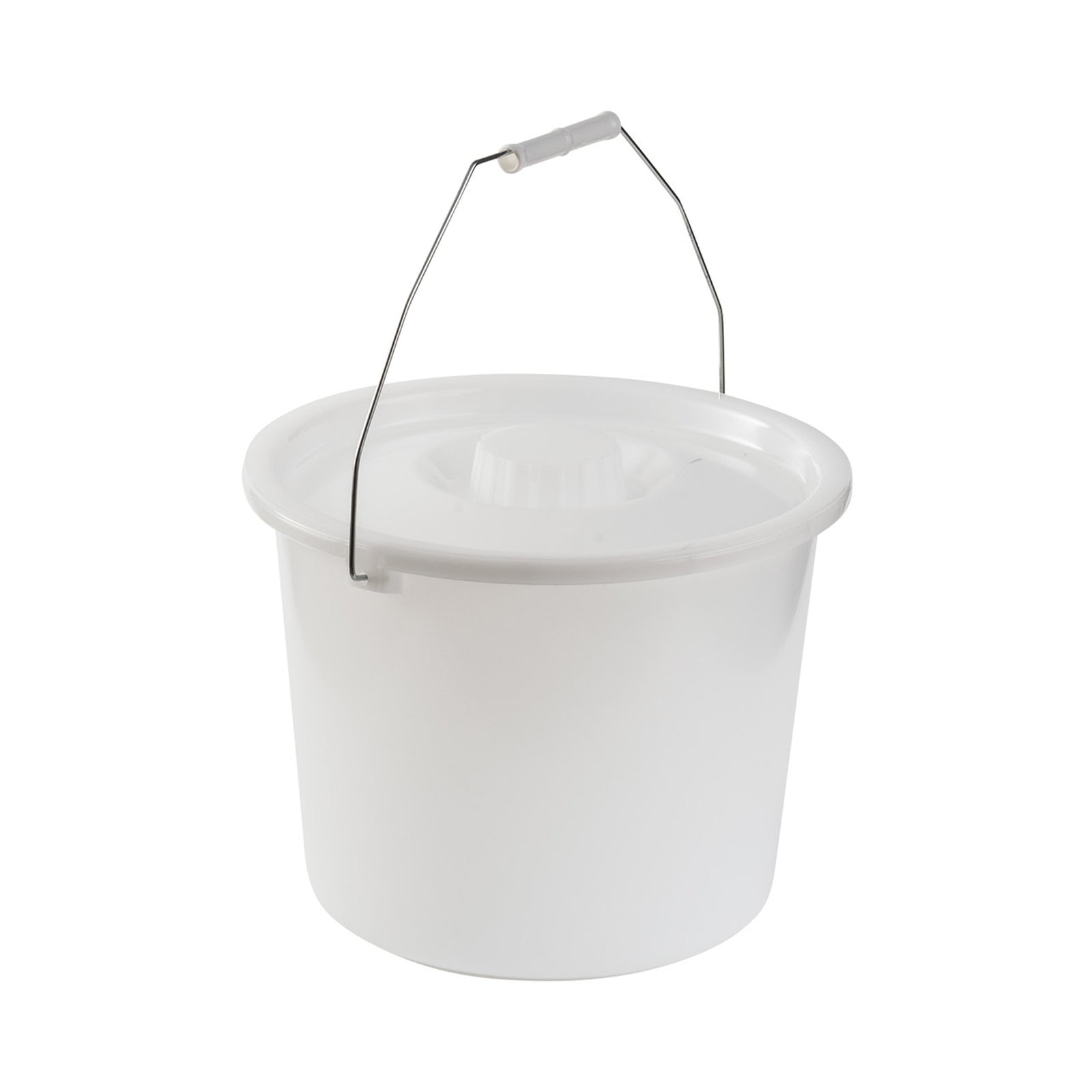 Commode Pail with Lid - 12 Quart Capacity