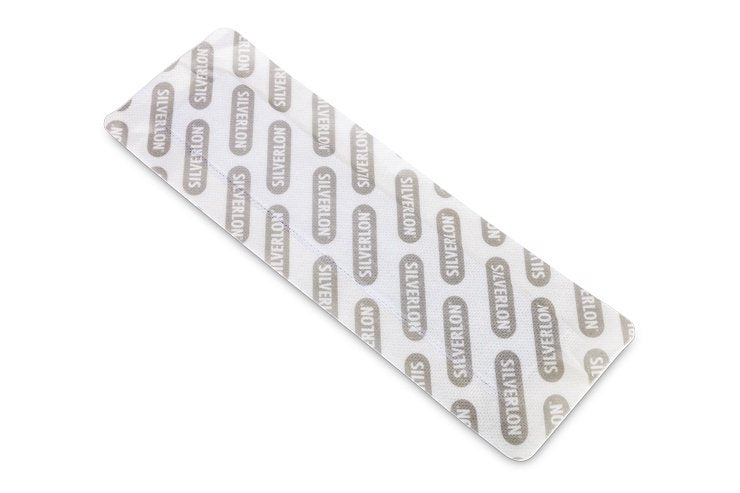 Silverlon Silver Island Dressing 4 x 12 Inch Rectangle Sterile