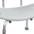 McKesson Aluminum Bath Bench with Removable Backrest