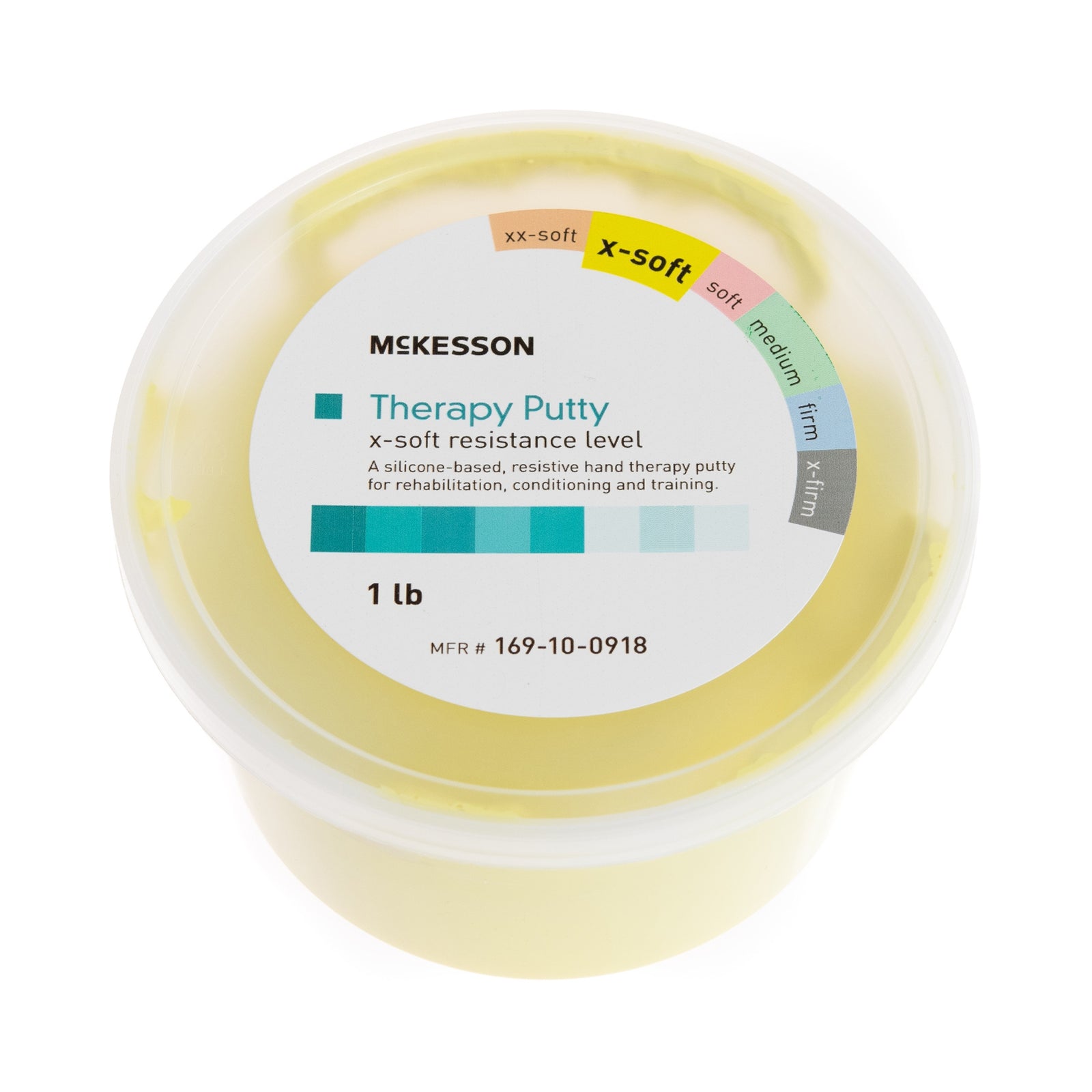 McKesson MedSurg Therapy Putty, Extra Soft, Yellow, 1 lb