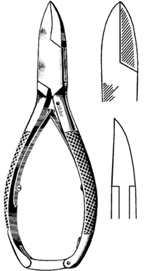 Econo™ Nail Nipper with Concave Jaw - 5-1/2 Inch Length
