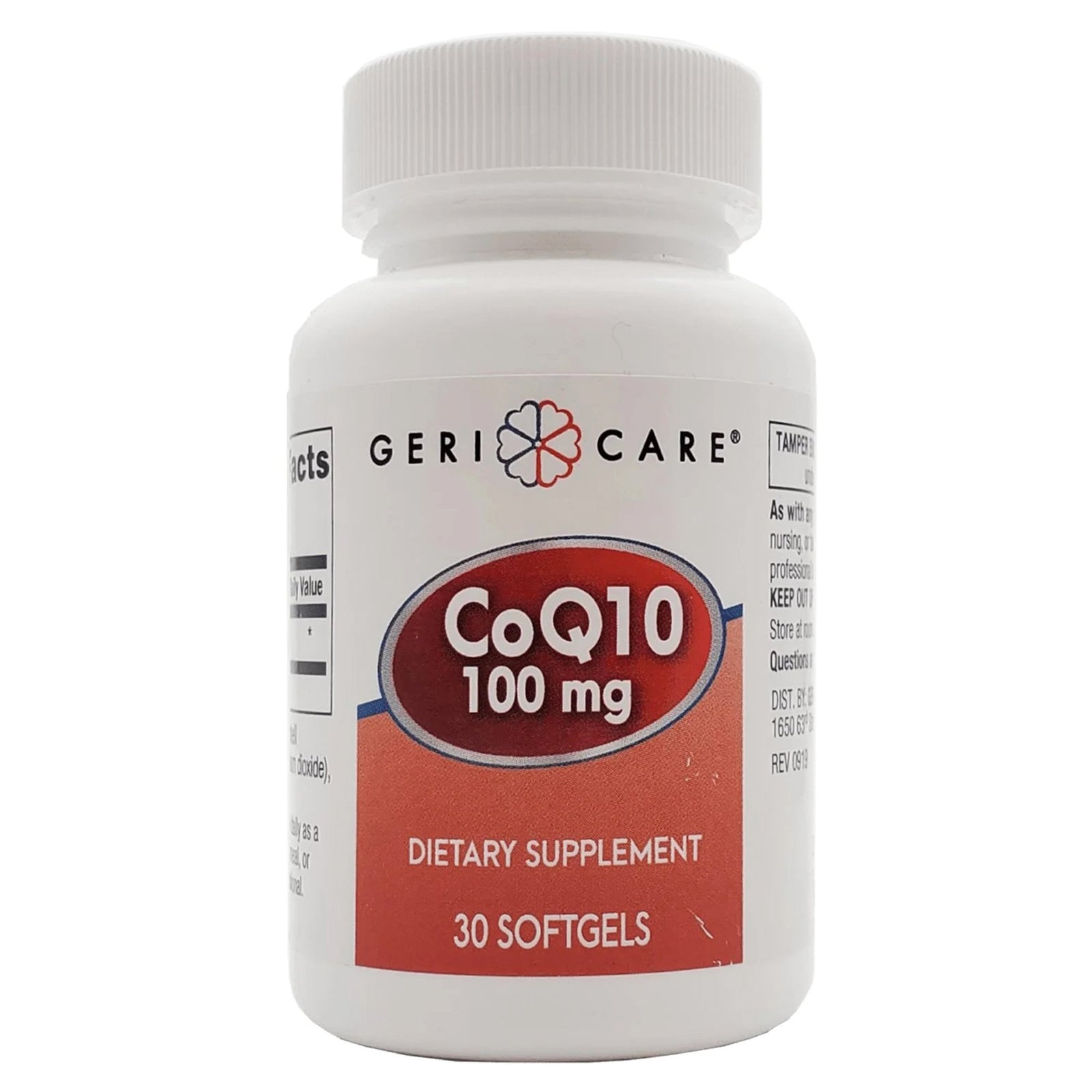 Geri-Care Coenzyme Q-10 100 mg Softgel Vitamin Supplement