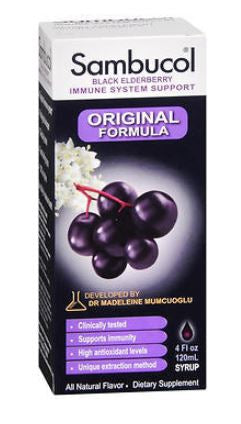 Sambucol® Natural Ingredients Black Elderberry Syrup 4 oz.