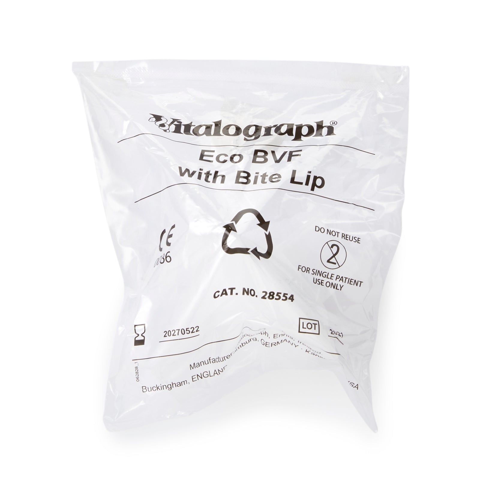 Vitalograph Eco BVF Filter with Plastic Bite Lip - Box of 75