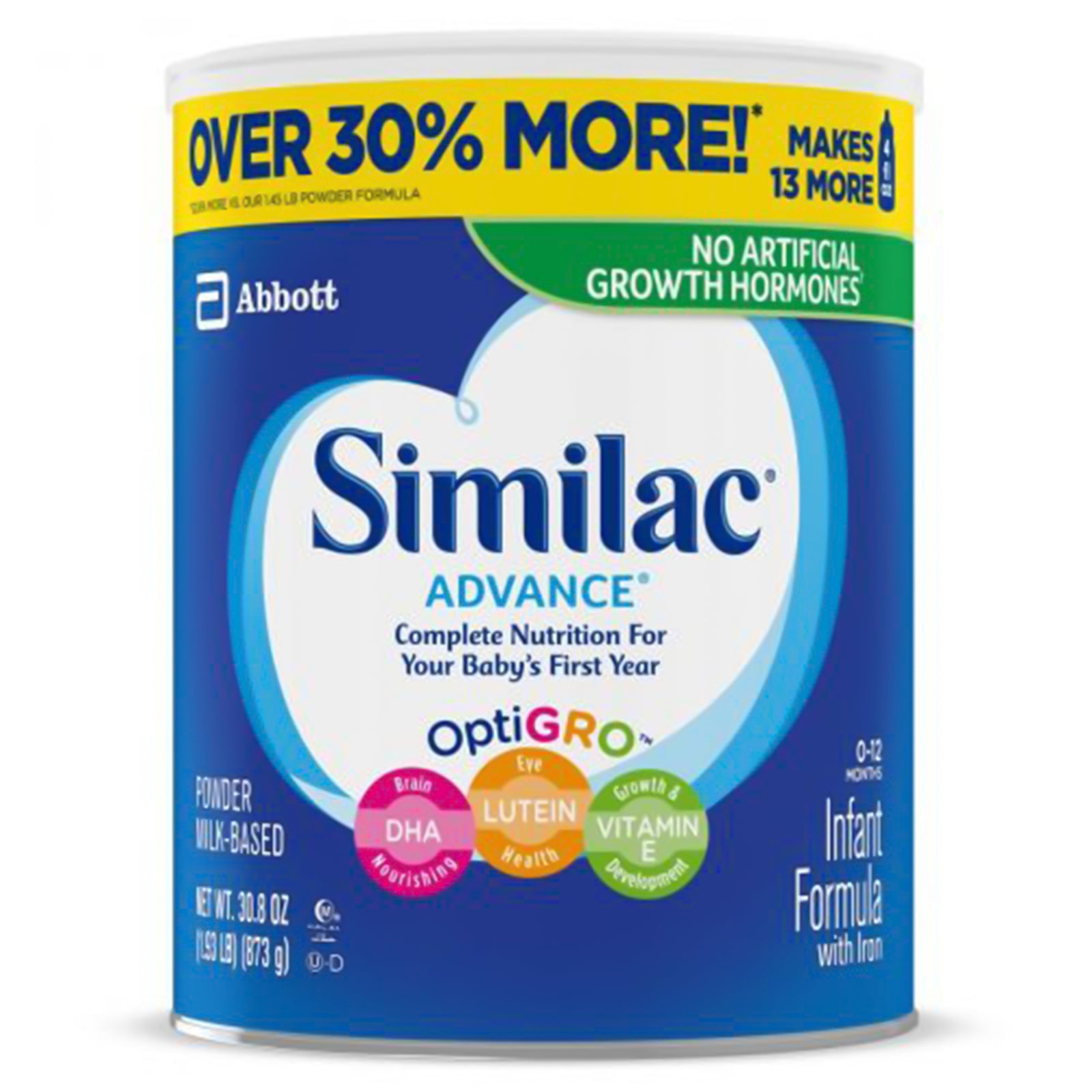Similac Advance Infant Formula with Iron 30.8 oz Powder
