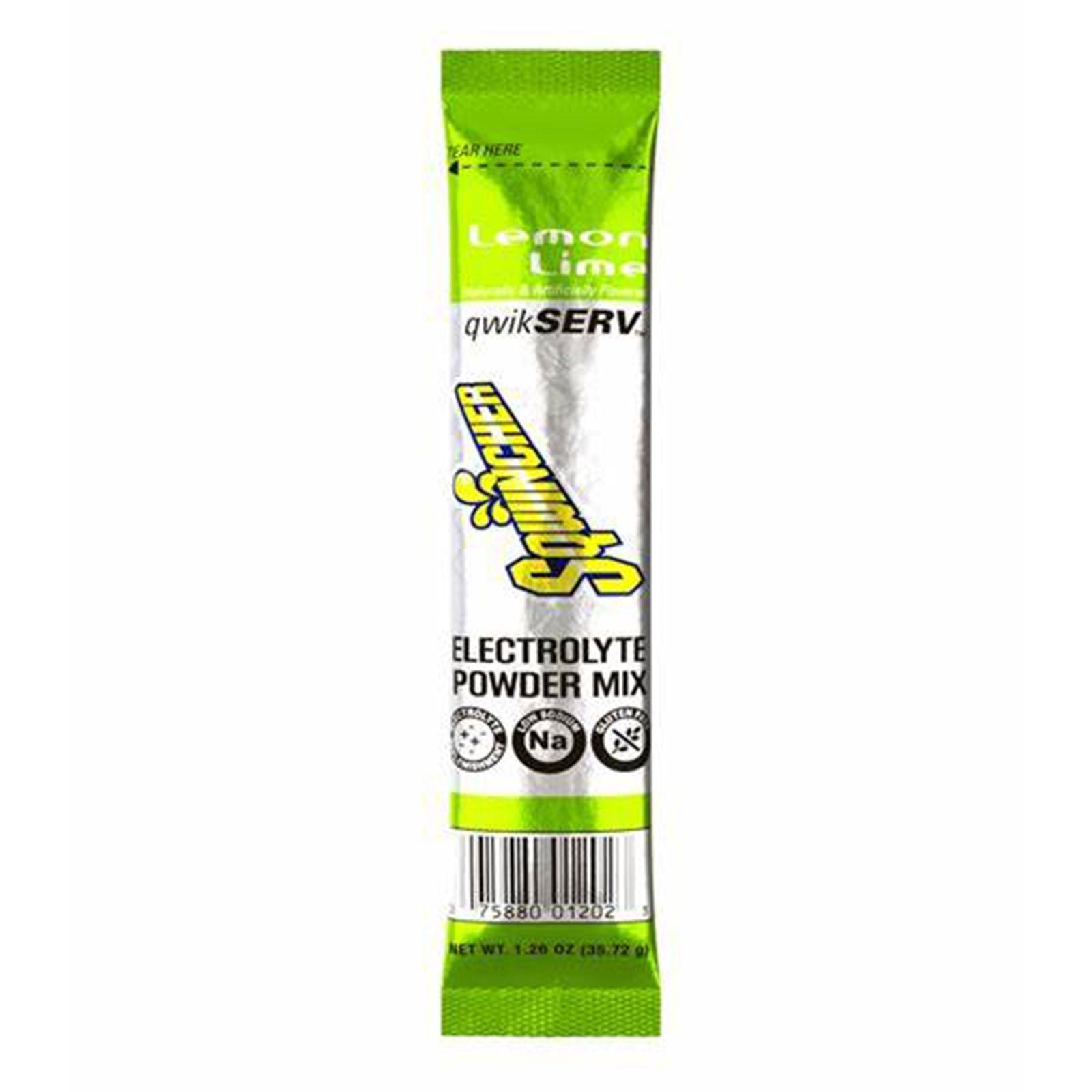 Sqwincher qwikSERV Electrolyte Beverage Mix, Lemon-Lime, 1.26 oz