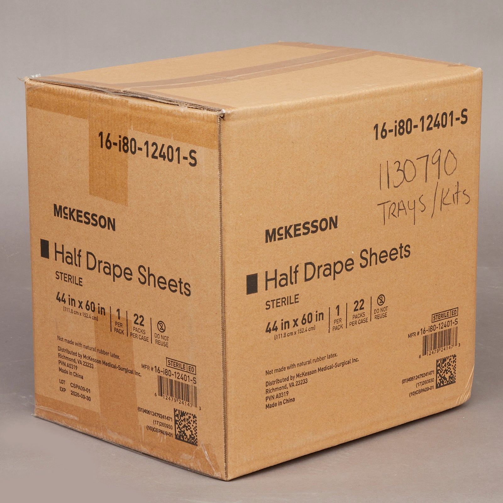 McKesson Half Drape Sheet