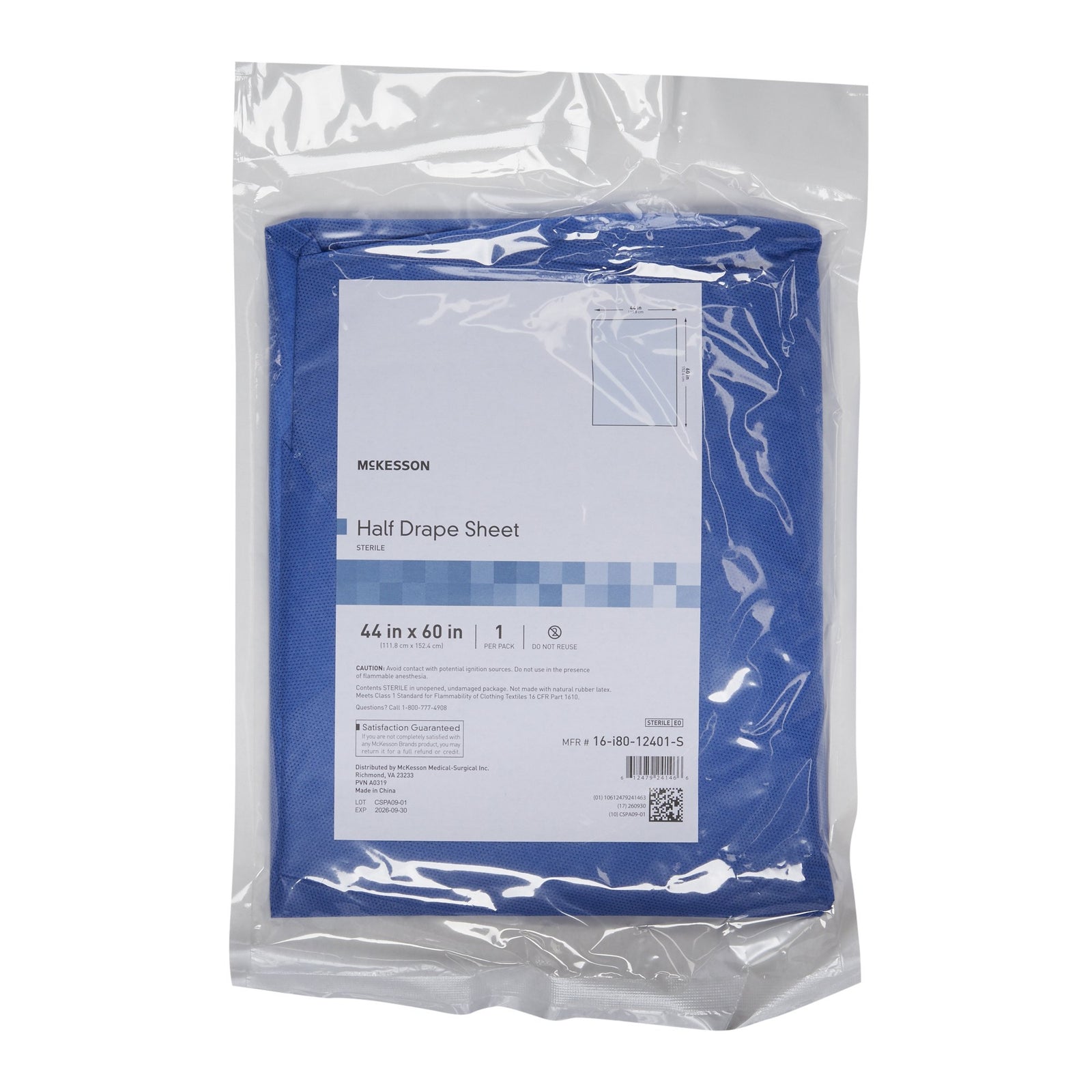 McKesson Half Drape Sheet
