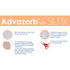 Advazorb Silfix Foam Dressing 4x4 Inch Sterile