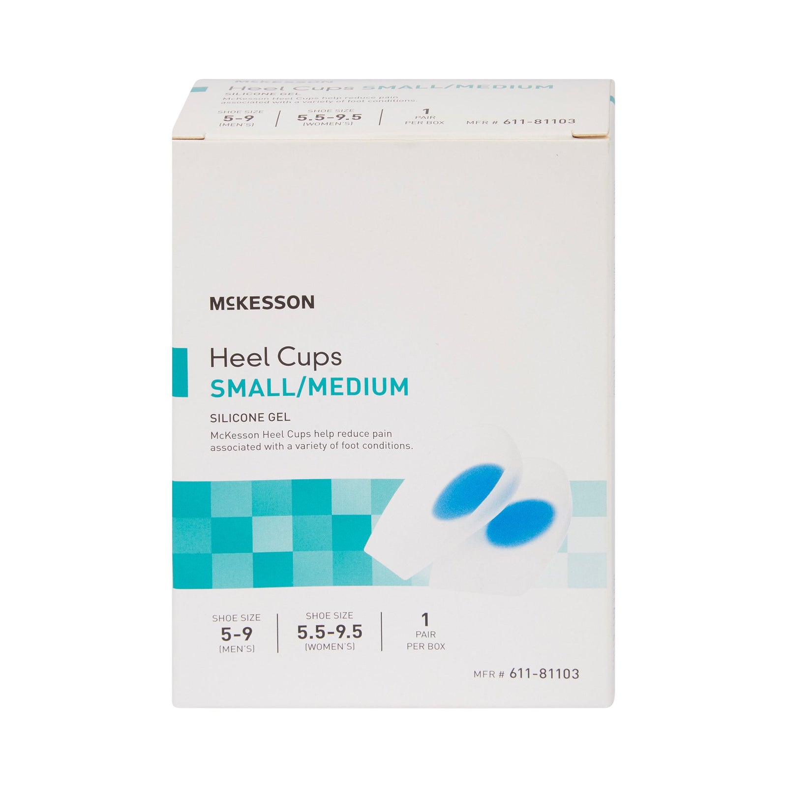 McKesson Silicone Heel Cups