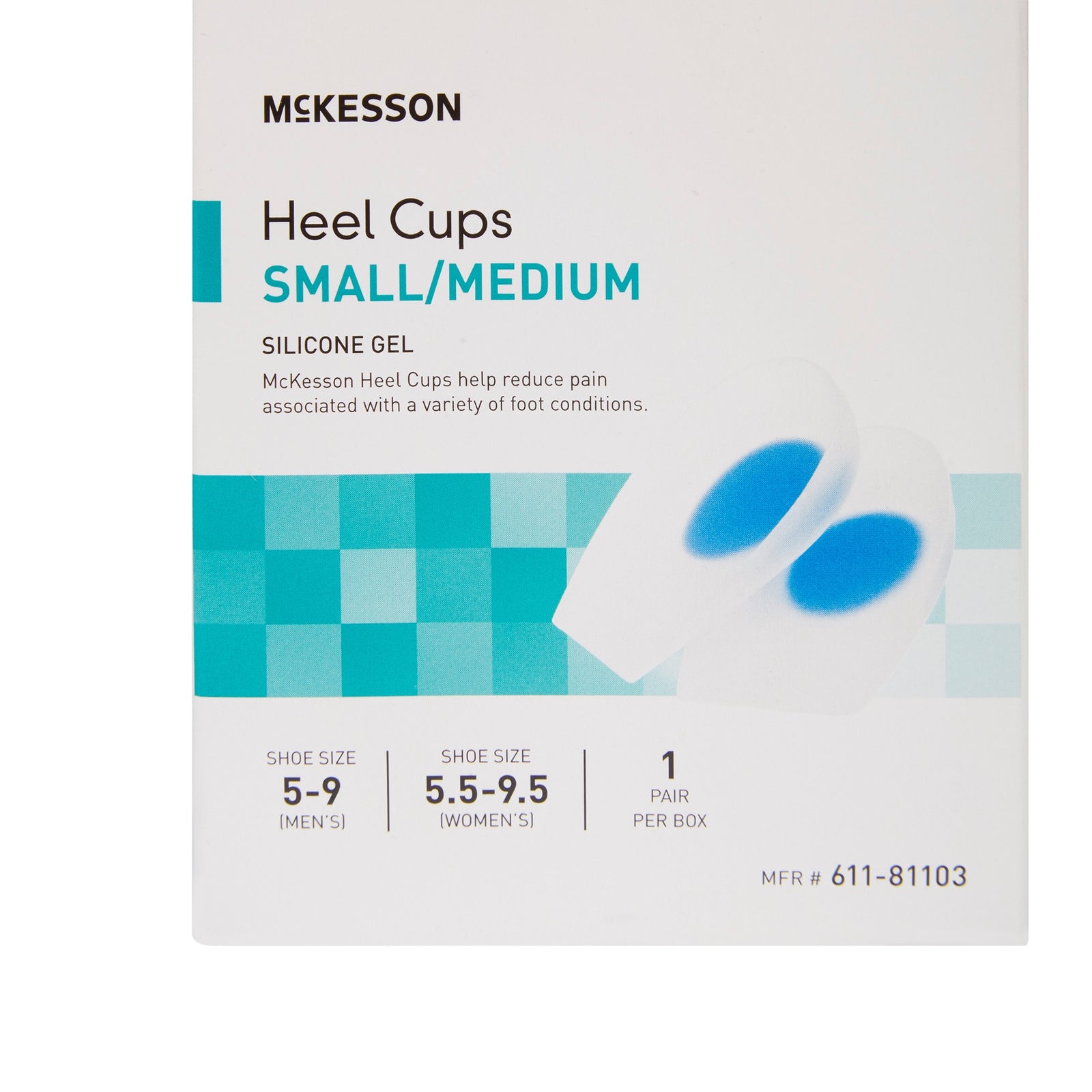 McKesson Silicone Heel Cups