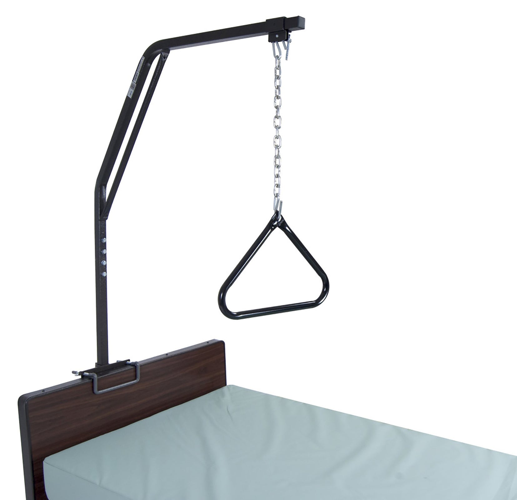 Drive DeVilbiss Bed Trapeze Mount with Bar - Standard Size, Brown Steel